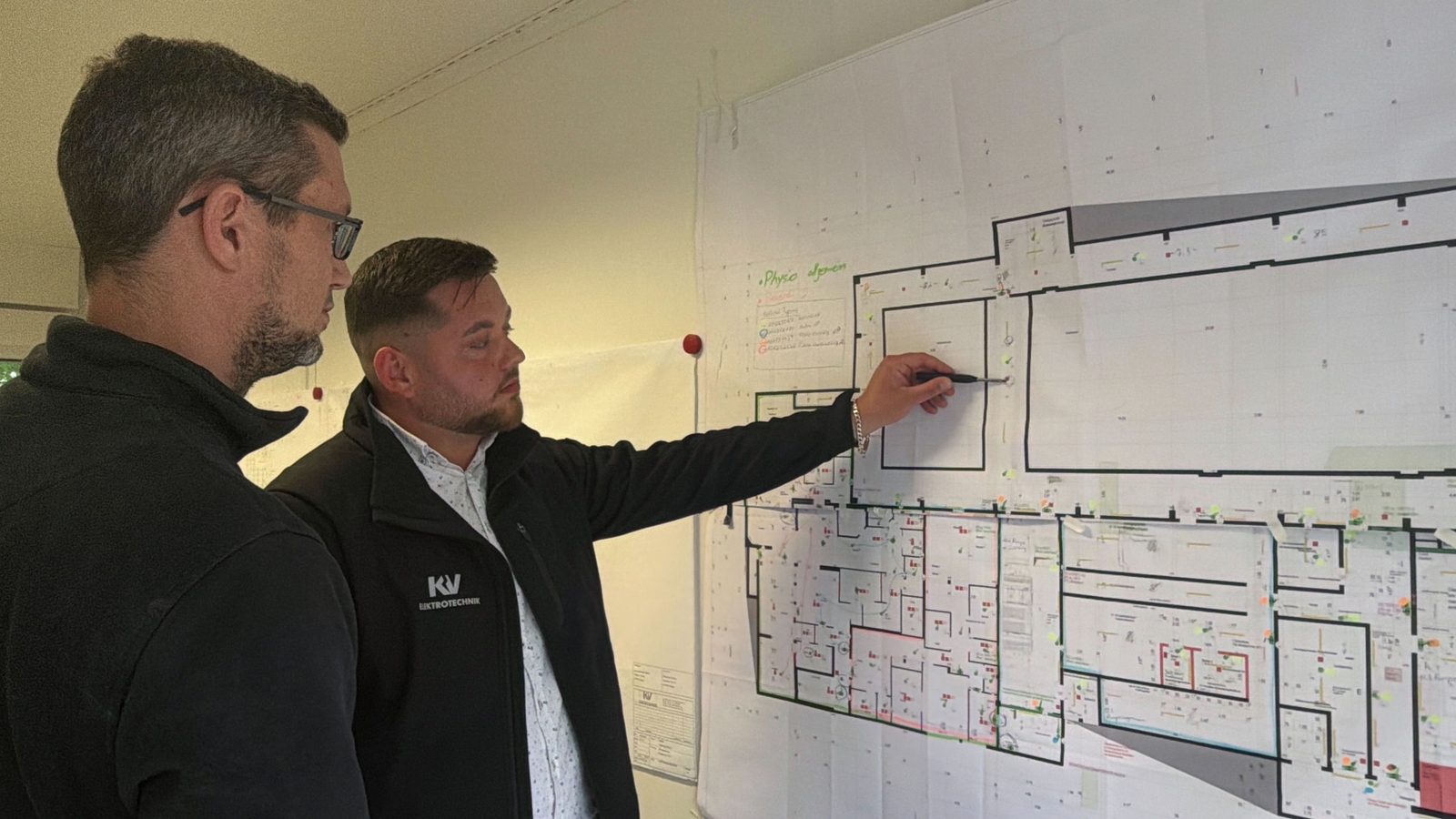 Planungsgespräch mit Bauherr